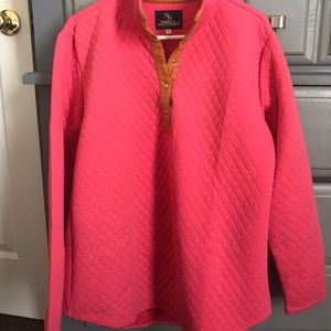 Simply southern quilted 1/4 button sweatshirt
